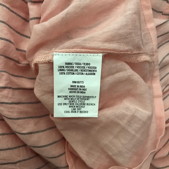 HOST PICK🎉O’Neill Summer Adjustable Spaghetti Strap NWT Peach Color w/Stripes - Picture 6 of 12